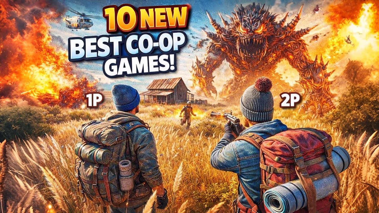 TOP 10 Best CO-OP Games You Must Play(New)! 