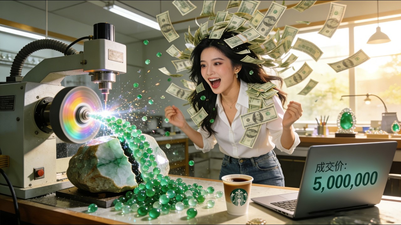 為護父慘遭重傷，她意外覺醒透視神瞳，一腳踢開賭石大門，從負債累累的落魄少女逆襲成轟動業界的傳奇玉石女王！#首發新劇 #無腦劇 #完結短劇