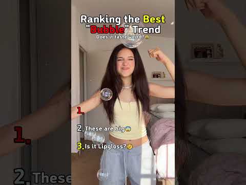Best "Bubble" Trend😨🧼