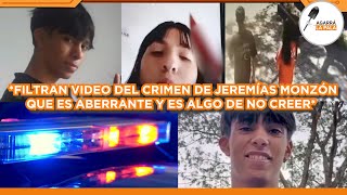 FILTRARON VIDEO DEL CRIMEN DE JEREMIAS MONZON QUE NO SE PUEDE CREER Y ES ABERRAN