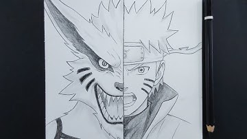 How To Draw Naruto Six Parths Sage Mode & Kurama || Easy Step By Step For Beginners