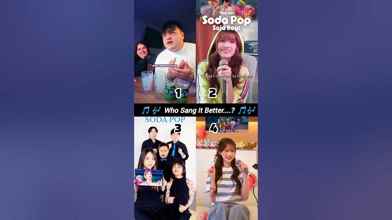 Kpop Demon Hunter - Soda pop (Cover)ππ||Who sang it better comment #kpopdemonhunter #sajaboys Kpop Demon Hunter - Soda pop (Cover)ππ||Who sang it better comment #kpopdemonhunter #sajaboys