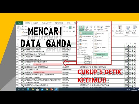 Cara mencari data
