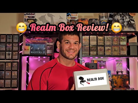 😁 Realm Box Review! 😁 #MTG #MagicTheGathering #EDH #DnD #LOTR #TCG #CGC #Foil #SLD #FL #ART #AI #Fun