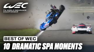 Spa NEVER Disappoints🇧🇪 | 10 Dramatic Moments | FIA WEC
