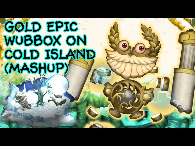 Gold Island Epic Wubbox (Cold Phase) ❄️😎 #mysingingmonster #epicwubbo