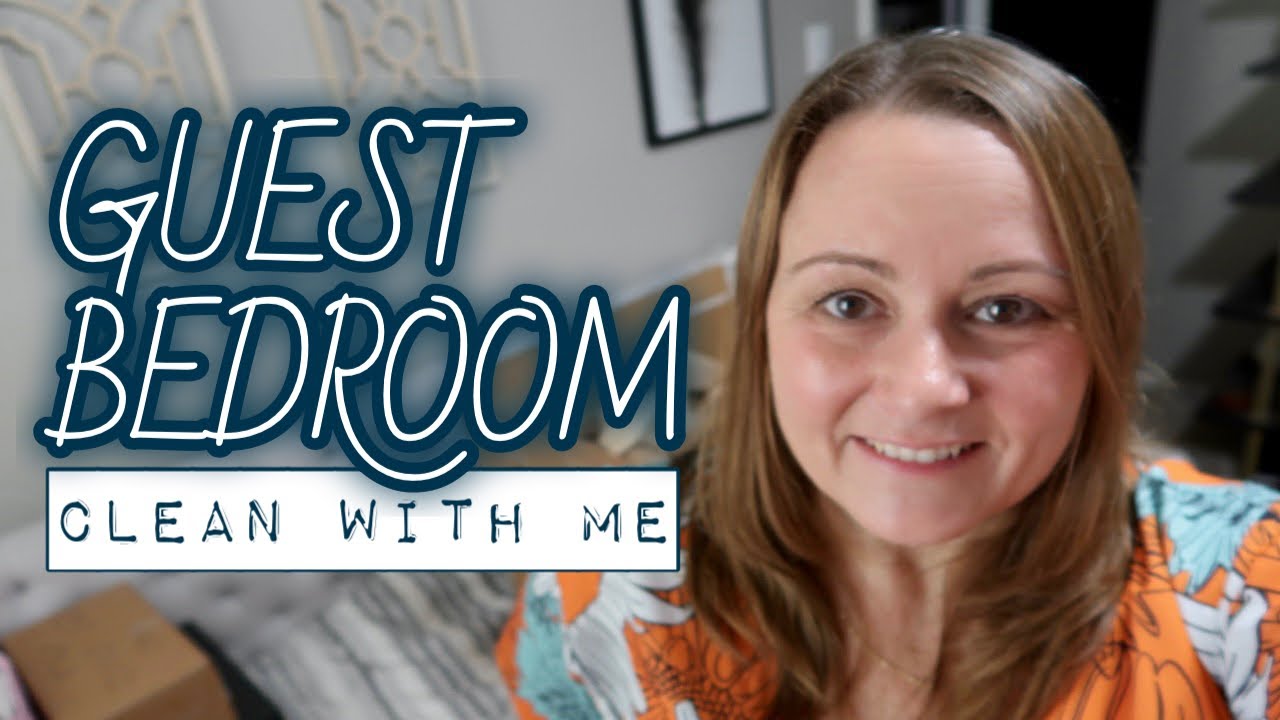 DEEP CLEANING the GUEST BEDROOM packing up and moving out YouTube