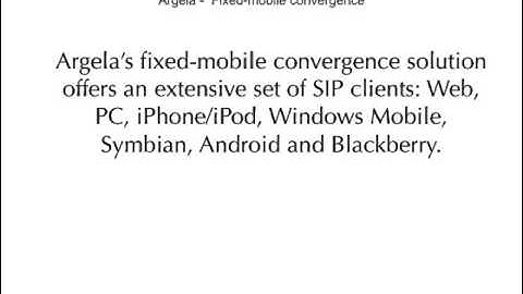Important fixed mobile convergence News!