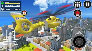 City Helicopter Flight  Simulator - Android Gameplay #2 screenshot 4