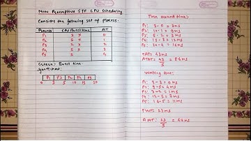 NON Preemptive SJF CPU Scheduling Algorithm [Hindi] | Example 2