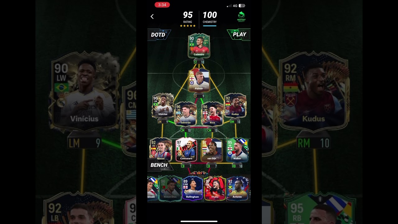 Is this the highest rated draft in madfut 24 cause it told me top 0.1 drafts today