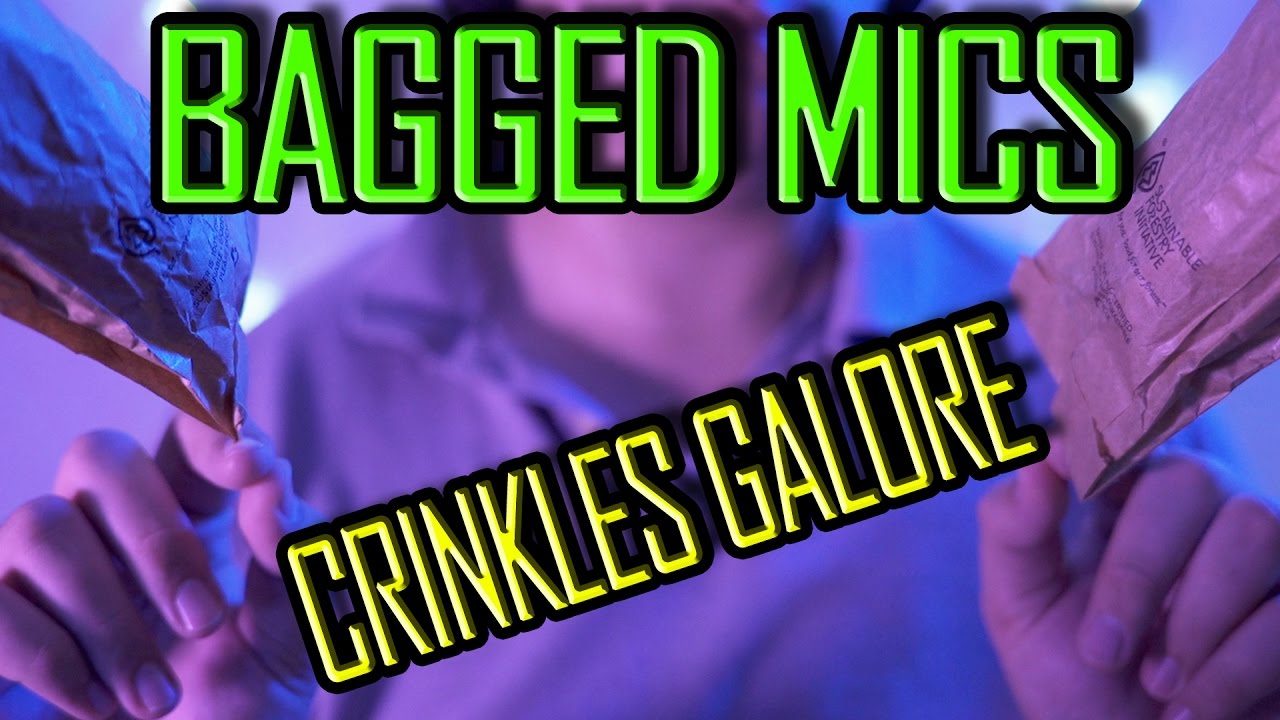 ASMR - (4K) Paper Bags on Mics MEGA CRINKLES!!!