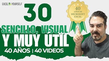 40 años de Excel | Crea graficos dentro de una celda! | Video 30 - 40 #excel