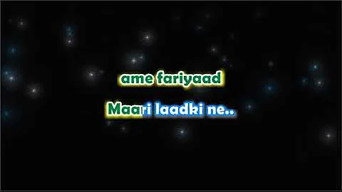 Laadki - Coke Studio - Karaoke with Lyrics