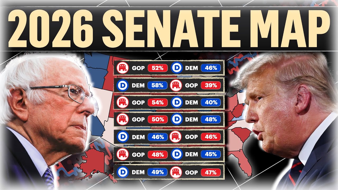 My 2026 Senate Map Prediction Based On NEW Polls! - YouTube