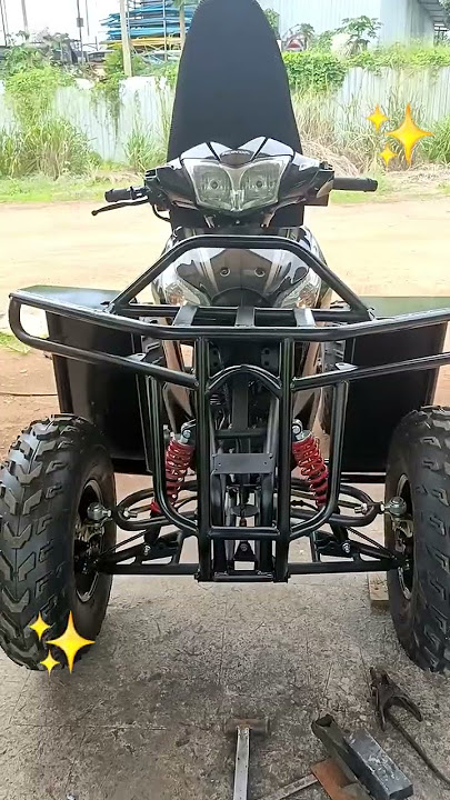 Supra X 125 Modifikasi empat roda ATV, thailand memang beda #supra #honda #wave #125