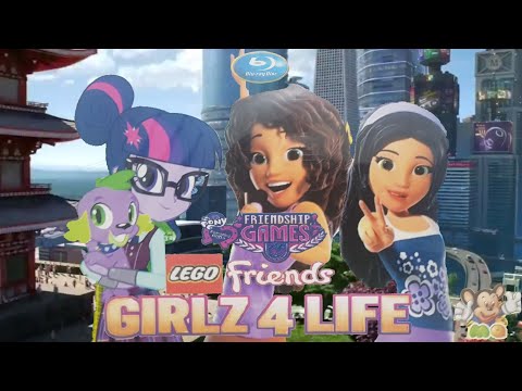 Lego Friends Girlz 4 Life My Little Pony Equestria Girls Friendship Games DVD Menu 2020