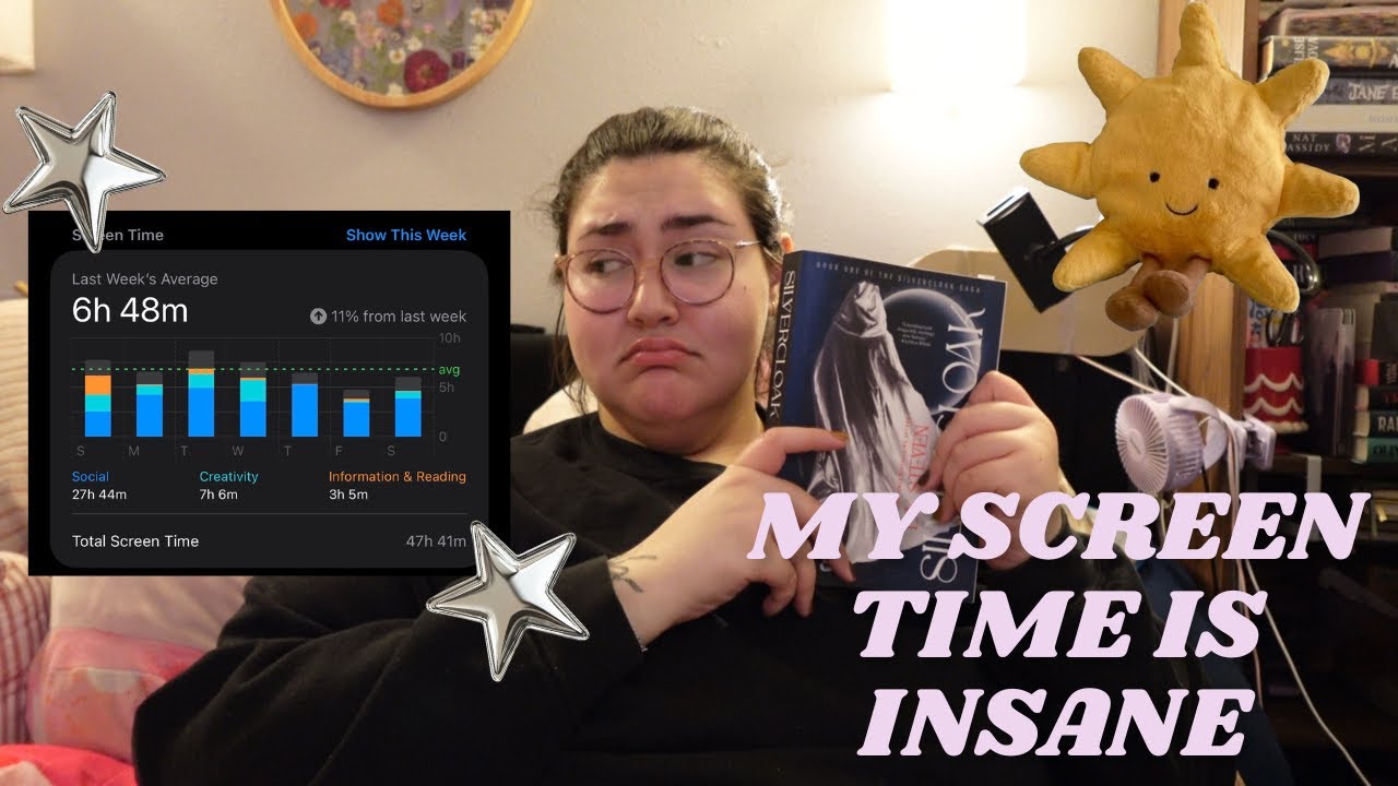 Reducing my Screen Time | gym-reading-journaling ⭐️ - YouTube
