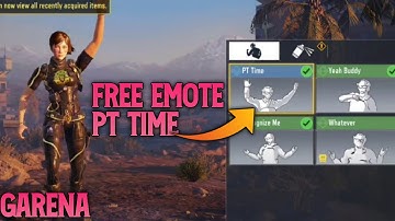CODM FREE EMOTE FOR GARENA USERS PT TIME REDEEM CODE JULY 2021 COD MOBILE