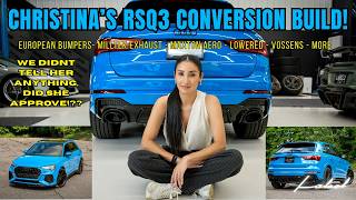 AUDI RSQ3 CONVERSION SURPRISE BUILD!! She wanted it Detailed,  So We RIPPED it apart and Built it!