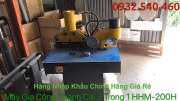 Máy Gia Công Thanh Cái Đồng 3 Trong 1 TLP HHM-200H Giá Rẻ