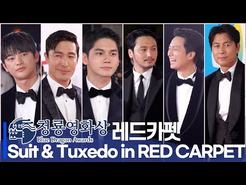 청룡영화상 레드카펫 <strong>남자배우</strong> 수트🤵🏻모음 유연석·서인국·박해일·옥택연·옹성우·고경표·정우성·설경구·이병헌·변요한 | 🎬 BLUE DRAGON AWARDS Red Carpet]