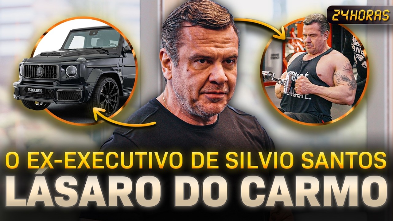 24H COM LÁSARO DO CARMO JR. | A ROTINA DO EX-EXECUTIVO DO SILVIO SANTOS