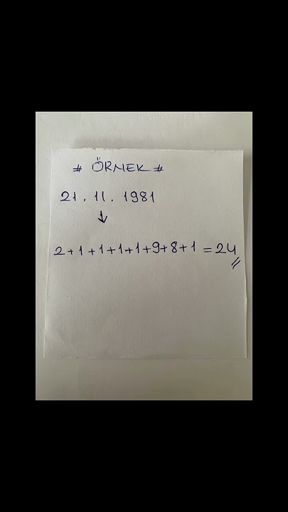 Numerolojide değişim ve dönüşüm yılları nasıl hesaplanır? Detaylı anlatım videoda.    #shorts