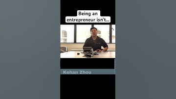 Being an Entrepreneur isn