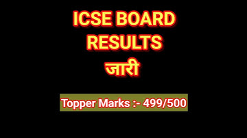 ICSE BOARD RESULTS 2022 // TOPPER STUDENTS #shorts #icse  #motivation