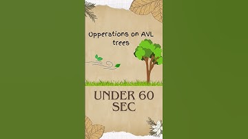 Operations on AVL trees #dsa #learncoding #shorts #coding #datastructures #education #learn #tricks