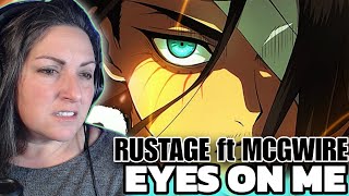 First Listen | EREN JAEGER RAP | 'Eyes on Me' | RUSTAGE ft. McGwire [Attack On Titan]