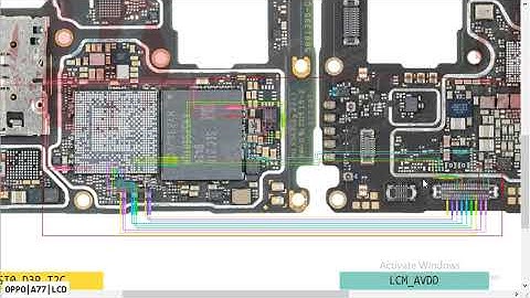 OPPO A77 LCD Black No Lcd Grapic Problem Hardware Solution