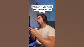 POV: After you make your team lose the game #shorts #viral