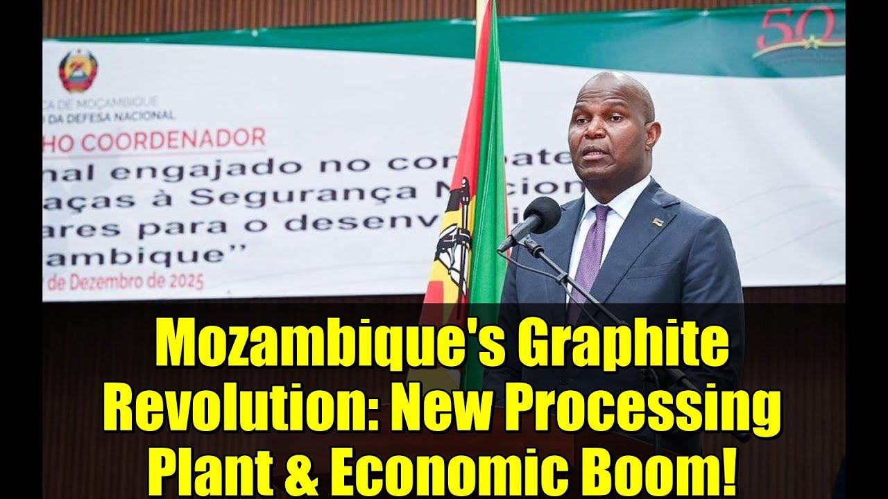 Графитовая революция в Мозамбике: новый перерабатывающий завод и экономический бум!