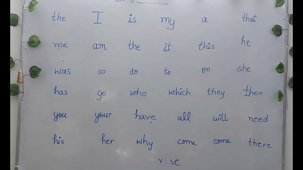 What Are Sight Words? | Sentence Reading & Making for Kids | Phonics Class