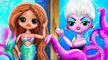 Chuyện gì đã xảy ra với Nàng tiên cá nhỏ Ariel? 30 Mẹo Tự Làm cho LOL OMG