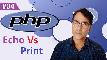 Different between echo and print statement | echo and print statement | PHP tutorial lesson - 4