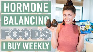 10 FOODS I BUY EVERY WEEK TO BALANCE HORMONES & STAY HEALTHY  | Healthy Grocery Haul