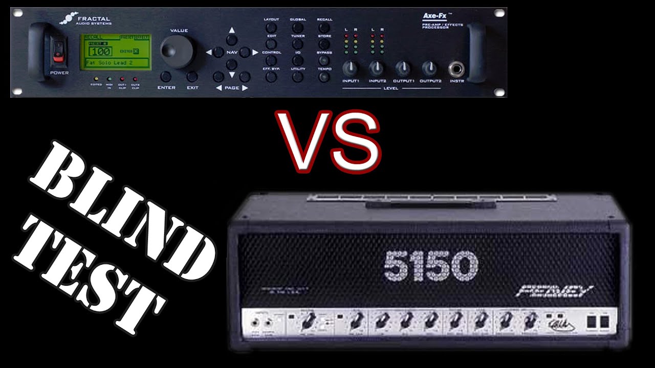 Axe FX vs. Peavey 5150 - BLIND TEST