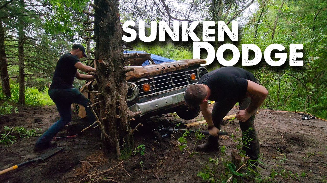 ABANDONED in a CREEK BED will this RUN and DRIVE after 45 YEARS