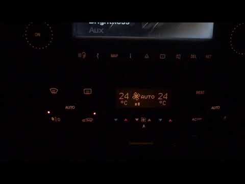 التحكم بالمكيف الخلفي من الامام مرسيدس