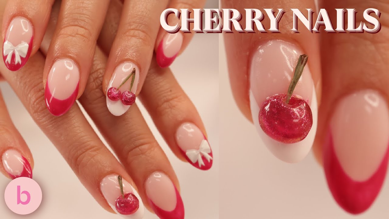How to Get the Cutest Cherry Nails Ever! 🍒