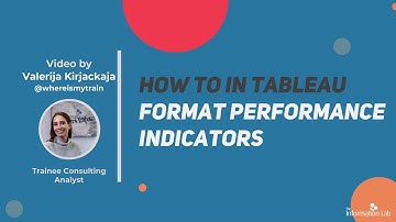 How to in Tableau in 5 mins: Format Performance Indicators