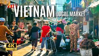 Vietnam Local Market Walk 🇻🇳 Fresh Meat, Seafood & Local Life | Ho Chi Minh City 4K Walking Tour