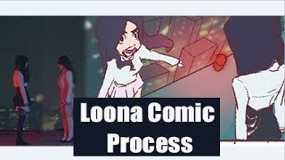 Loona Comic Process Loona Comic Process
