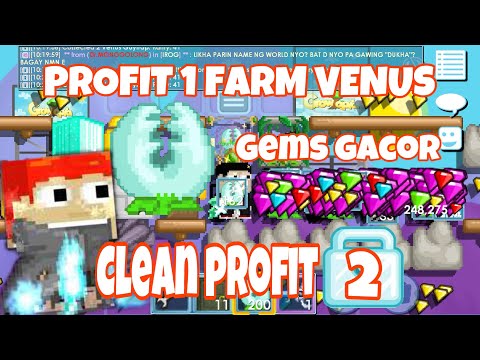 PROFIT 1 FARM VENUS GUYTRAP GAK NGOTAK CUY | farmble yg ez sold 🥶 | Growtopia Indonesia#yaumahidayat