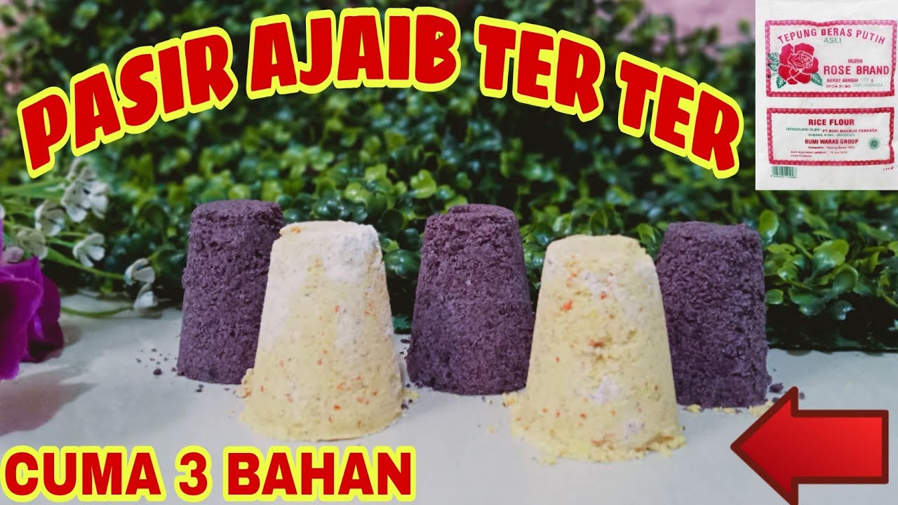 Cara Membuat Mainan Pasir Ajaib Dari Tepung Beras II