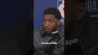 Donovan Mitchell is not shocked about hearing "Let's Go Knicks" chants in Cleveland #shorts