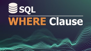 SQL Tutorial for Data Analysis 9: WHERE Clause